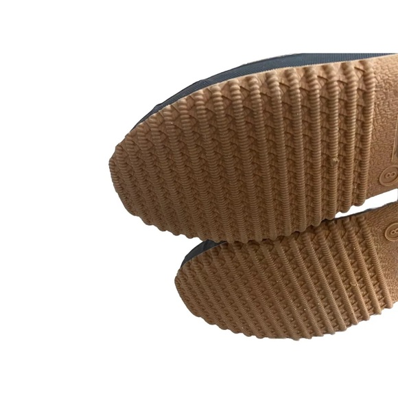 KHOMBU KRISTIE Brown Suede Sherpa Lined Nordic Knit Snow Duck Boots Size 8 - Picture 9 of 13